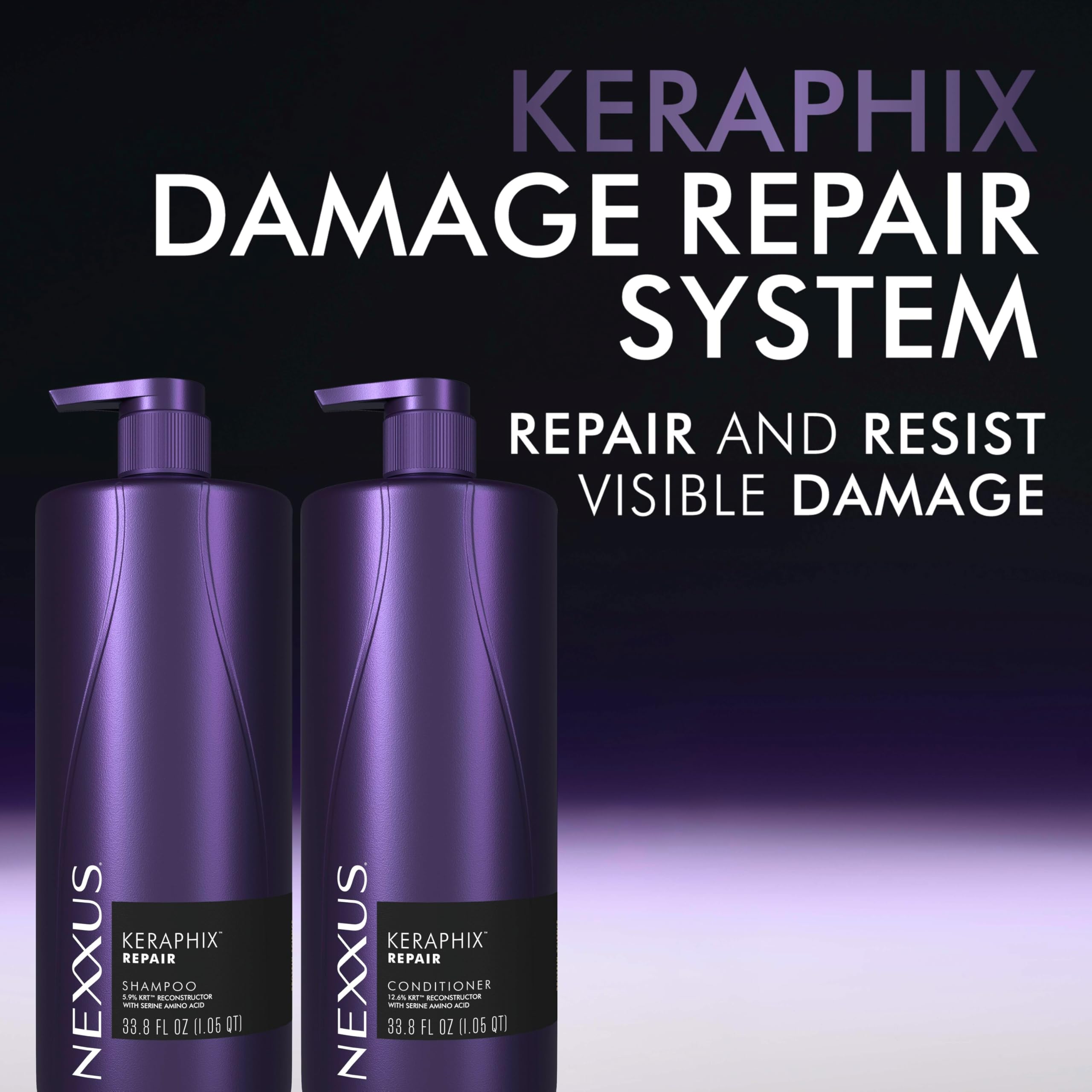 Amazon.com : Nexxus KERAPHIX Shampoo for Damage Repair for Damaged